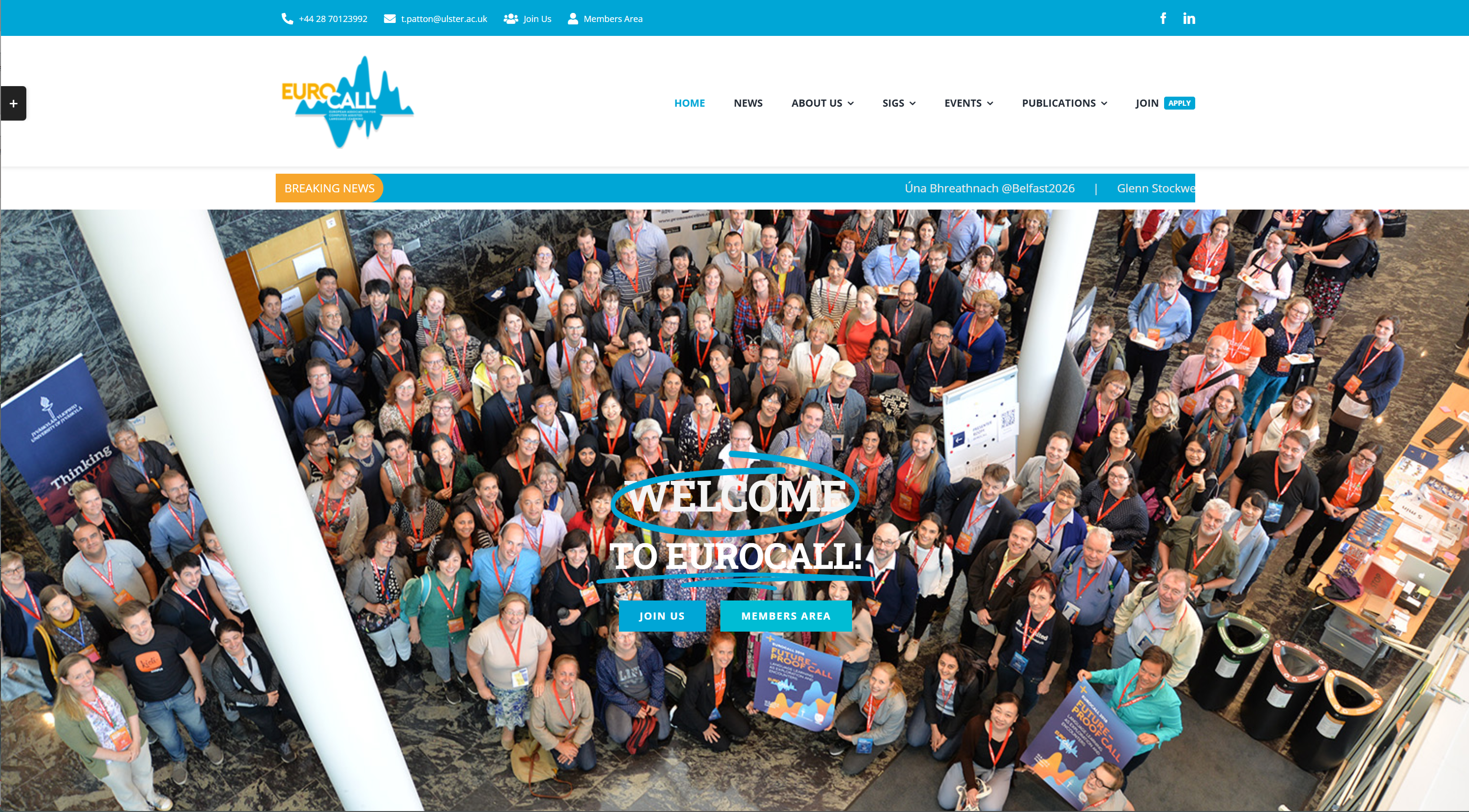 Sitio web de EUROCALL